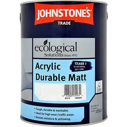 Johnstone's Trade Acrylic Durable Matt Wall Paint, Ceiling Paint Magnolia 2.5L