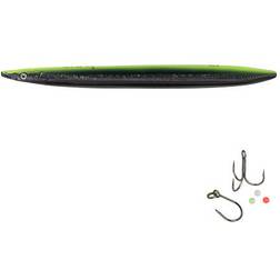 Savage Gear 3D Line Thru Sandeel 12.5cm Black N Yellow Glow