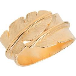 Heiring Feather Medium Ring - Gold