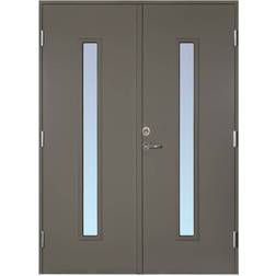 Scandidoor Standard Torp Ytterdörr Frostat glas S 6502-Y H (140x210cm)