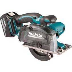 Makita Scie circulaire à métaux 18 V Li-Ion 5 Ah Diam 136 x 20 mm avec coffret DCS552RTJ