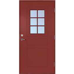 Scandidoor Standard Åmål Ytterdörr Frostat glas S 4050-Y90R H (100x200cm)