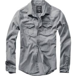 Brandit Riley Maglietta Denim - Grigio