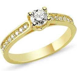 Nuran Bella Ring - Gold/White