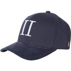 Les Deux Baseball Cap Suede II - Dark Navy/White