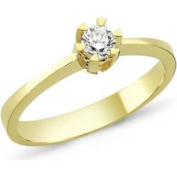 Nuran Star Ring - Gold/Transparent