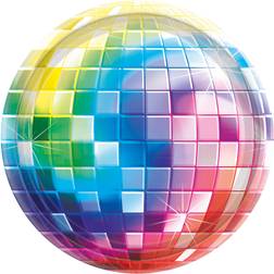 Amscan Plates Disco Fever 70's 8-pack