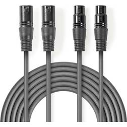 Nedis 2XLR-2XLR M-F 1.5m