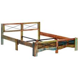 vidaXL Solid Recycled 76cm Sängram 160x200cm