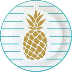 Amscan Plates Pineapple Vibes 8-pack