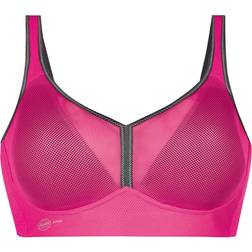 Anita Air Control Deltapad Maximum Support Sports Bra - Pink/Anthracite