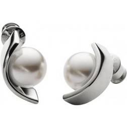 Skagen Agnethe Earrings - Silver/White