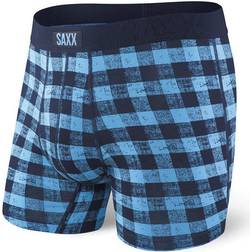 Saxx Undercover Boxer Brief - Blue Gingham