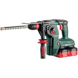 Metabo Kha 36-18 Ltx 32 Martillo De Batería/18v 4x Lihd Cargador Asc 145 Duo Metaloc Con Portabrocas De Cambio Quick De