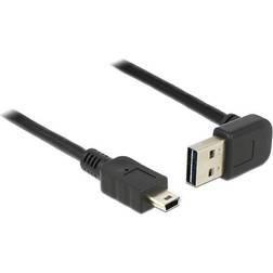 DeLock Easy-USB USB A-USB Mini-B 2.0 Angled 3m