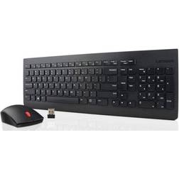 Lenovo Essential Wireless Combo Näppäimistö Ja Hiirisetti Musta