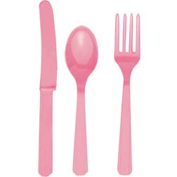 Amscan Cutlery New Pink 24-pack