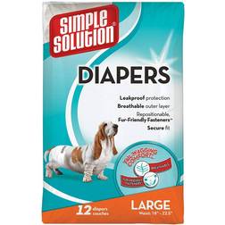 Simple Solution Disposable Dog Diaper L 12pcs