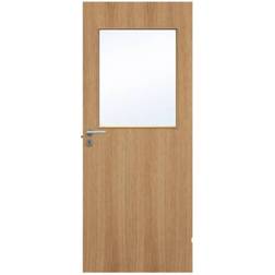 Swedoor Easy Nature G21 Oak Skyvedør Klarglass (92.5x194cm)