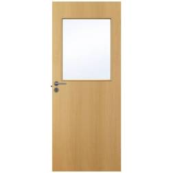 Swedoor Easy Nature G21 Beech Skjutdörr Klarglas (72.5x204cm)