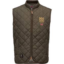 Morris Quilted Vest - Olive