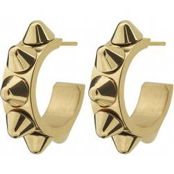 Edblad Peak Creole Earrings - Gold