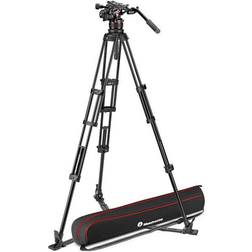 Manfrotto Kit video Nitrotech 612, treppiede tubo doppio alluminio