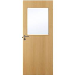 Swedoor Easy Nature G21 Beech Skjutdörr Klarglas (92.5x194cm)