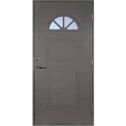 Scandidoor Standard Forsa Ytterdörr Frostat glas S 6502-Y V (100x200cm)