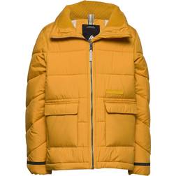 Didriksons Kid's Abborren Puff Jacket - Yellow Ochre (502590-348)