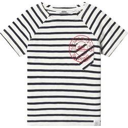 ebbe Kids Vallmo Tee - Off White/Dark Navy (408506)