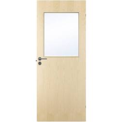 Swedoor Easy Nature G21 Birch Skjutdörr Klarglas (92.5x194cm)