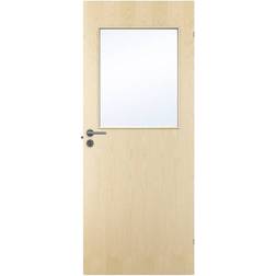 Swedoor Easy Nature G21 Birch Skyvedør Klarglass (62.5x204cm)