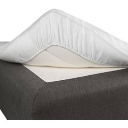 Borganäs Satin Underlakan Vit (200x140cm)