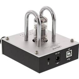 InLine Amplificatore Cuffie A Valvole, Ampusb Hires 384khz 32-bit, Hifi Dsp, Usb Digital Audio Converter