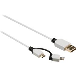 Konig USB A-Lightning/USB B Micro 1m