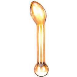 Gläs dildo Peach 17 x 3,5 cm