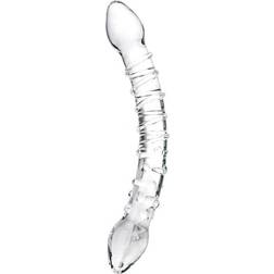 Gläs Double Trouble Glass Dildo