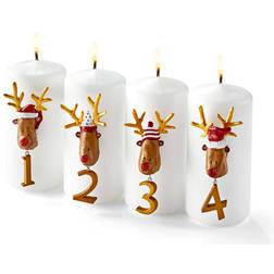 Medusa Copenhagen Rudolf Advent Julelysestage 5.5cm 4stk