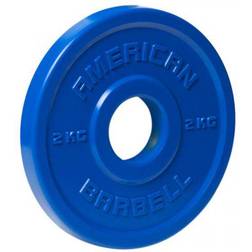 American Barbell Urethane Fractional Bumper Plate 2kg