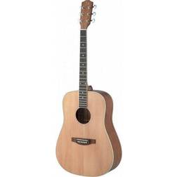 James Neligan J. ASY-D LH Guitare acoustique dreadnought 4/4 table en épicéa massif, modèle gaucher, série Asyla