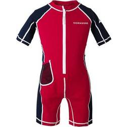 Didriksons Reef UV-Swimming Suit Red Unisex