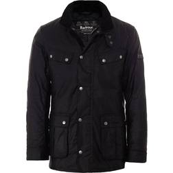 Barbour International Duke Wax Jacket Bk91 Male - Black