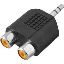 LogiLink 3.5mm-2RCA M-F Adapter