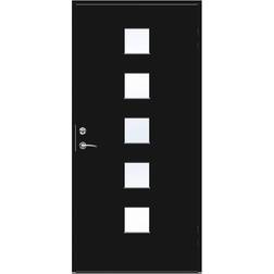 Swedoor Dice Ytterdörr Klarglas S 9000-N V (100x200cm)
