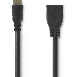 Nedis HDMI-HDMI M-F 0.2m