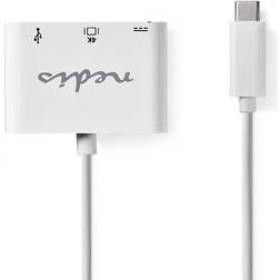 Nedis USB C-USB A/HDMI/USB C M-F