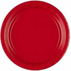 Amscan Plates Apple Red 8-pack