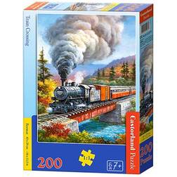 Castorland Train Crossing 200 Pieces