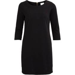 Vila Vitinny Simple Dress - Black/Black